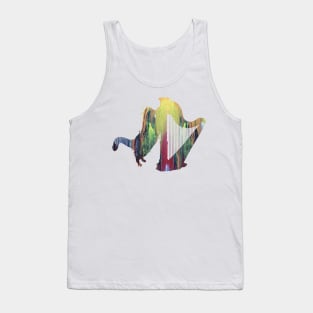 Cat and harp Tank Top